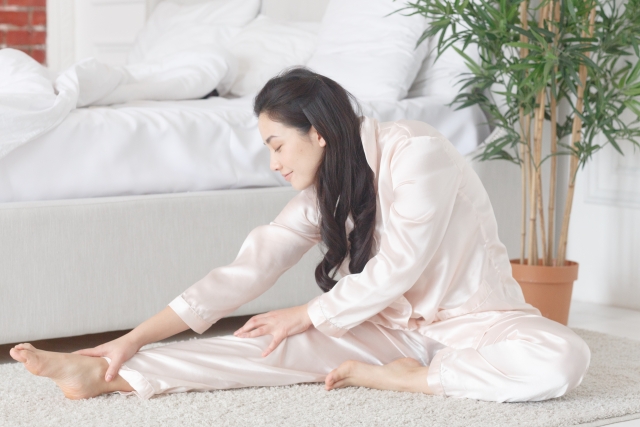 朝ストレッチで1日スタート！